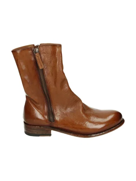 Botki Cordwainer skórzane brązowe