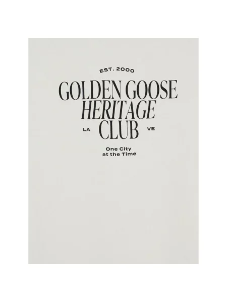 Koszulka Golden Goose biała