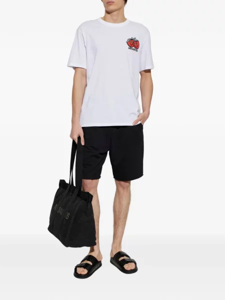 Tricou Allsaints cu imagine alb