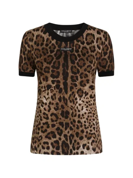 Tricou Dolce & Gabbana cu imagine din jerseu