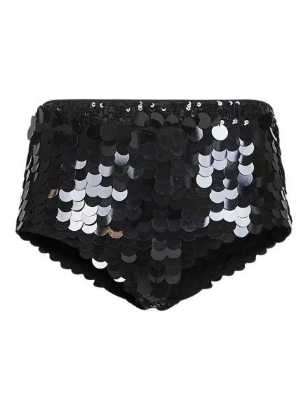 Pantaloni scurți P.a.r.o.s.h. cu paiete negru