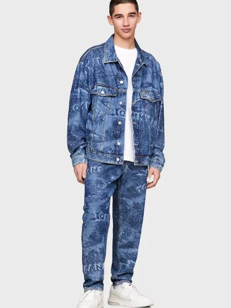 Джинсовая куртка Tommy Jeans синяя