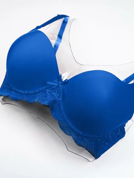 ISSA Plus Бюстгальтер без підкладки синій