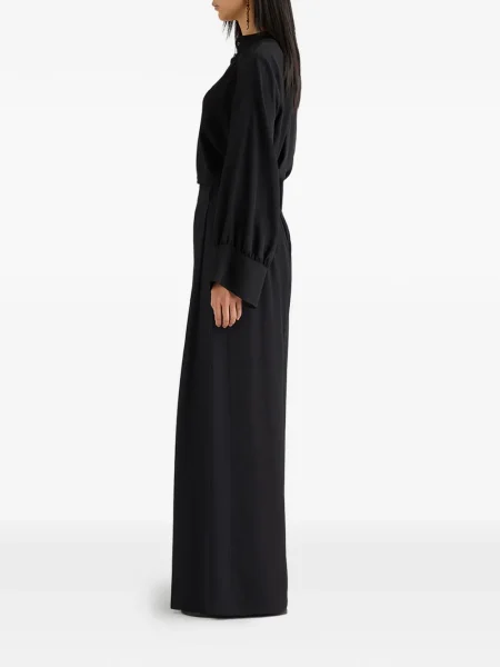 Pantaloni Momoni plisate negru