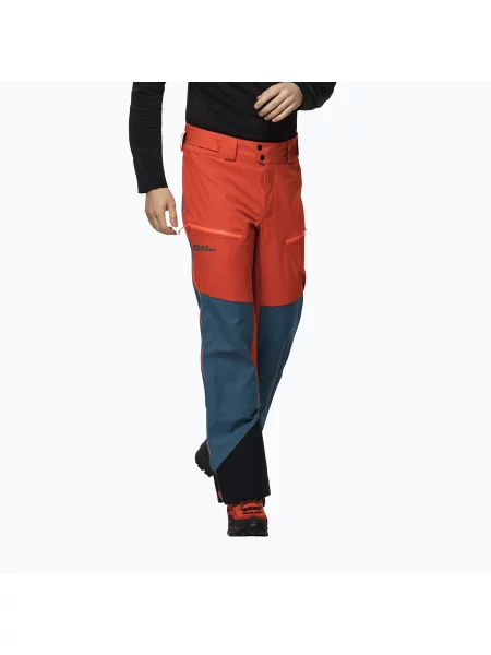 Jack Wolfskin kalhoty pro parašutismus Alpspitze 3L orange oranžové