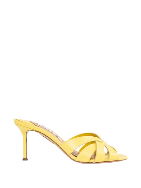 Sandale Aquazzura din piele galben