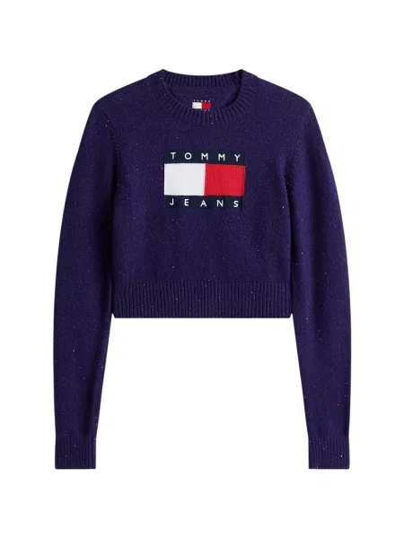 Tommy Jeans Sveter fialová