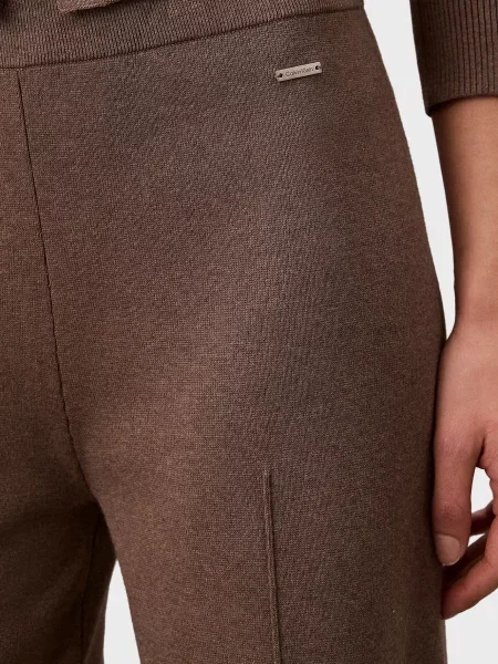 Трикотажні штани Calvin Klein коричневі