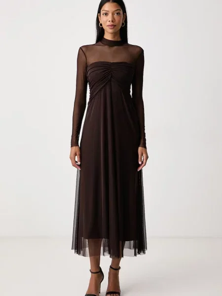 Twinset rochie maro