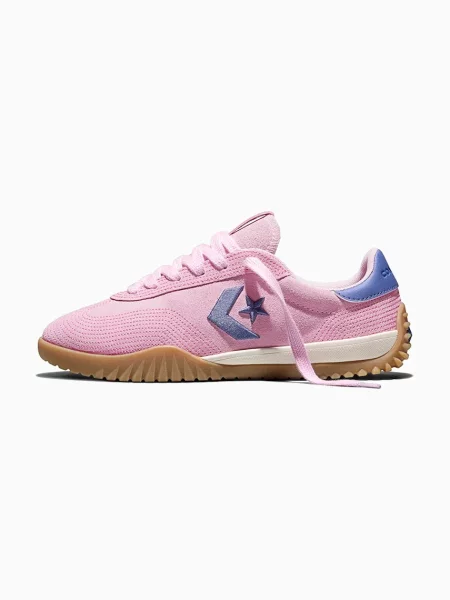 Converse Велурени маратонки Run Star Trainer розово