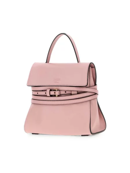 Torebka Moschino wiązana różowa