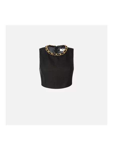 Top Elisabetta Franchi negru
