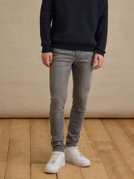 DAN FOX APPAREL Jeans Lian denim gri