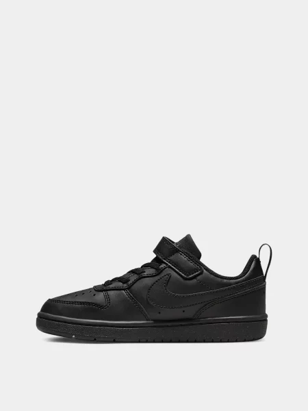 Дитячі Кеди низькі NIKE COURT BOROUGH LOW RECRAFT синтетичний чорний