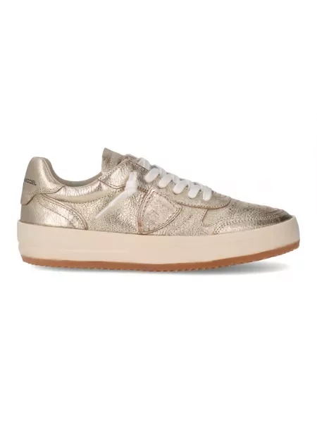 Buty do tenisa Philippe Model skórzane do tenisa szare