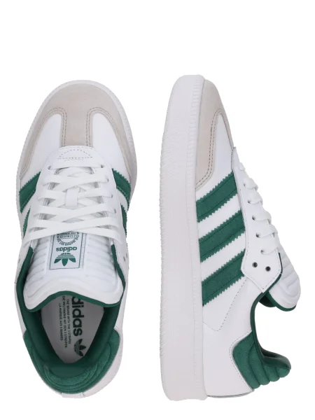 ADIDAS ORIGINALS Nízke tenisky SAMBA XLG sivobéžová / zelená biela