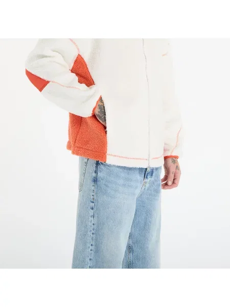 Fleecová bunda Adidas Originals biela