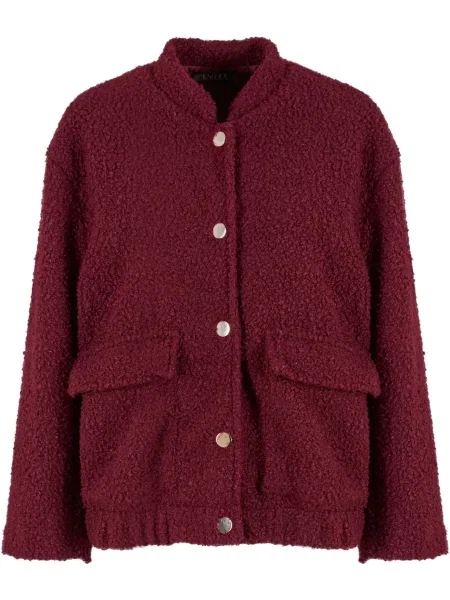 Urban Classics Geacă de primăvară-toamnă Teddy burgundy roșu