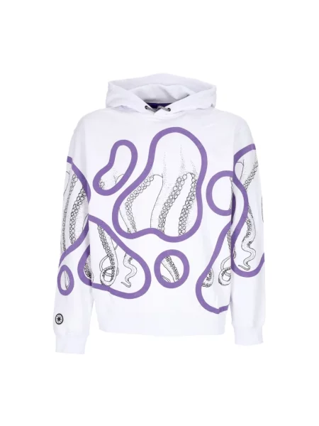 Bluza z kapturem Octopus z kapturem biała