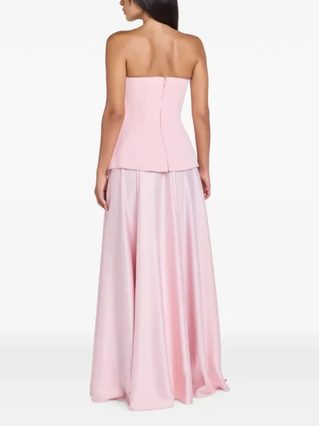 Rochie maxi Solace London fără bretele roz