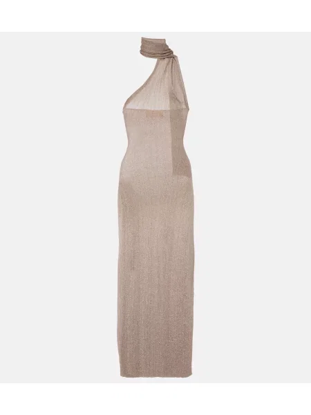 Rochie maxi Aya Muse de costum bej