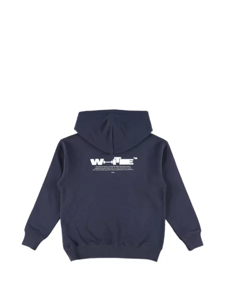 Bluza z kapturem dziecięca Off-white biała
