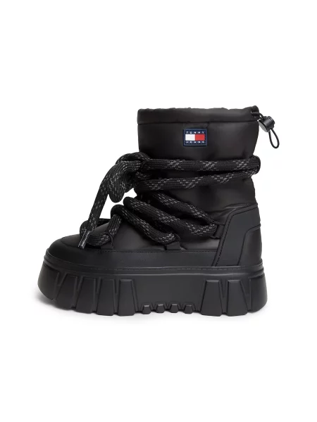 Tommy Jeans Bocanci de zăpadă negru