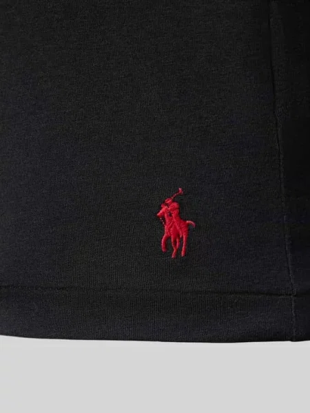 T-shirt o kroju regular fit z mieszanki bawełny w zestawie 2 szt. Polo Ralph Lauren Underwear czarna