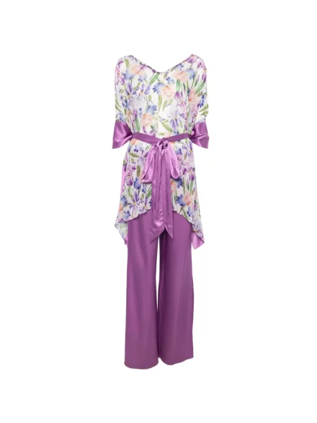 Bluză Alessandro Legora cu model floral cu imagine violet