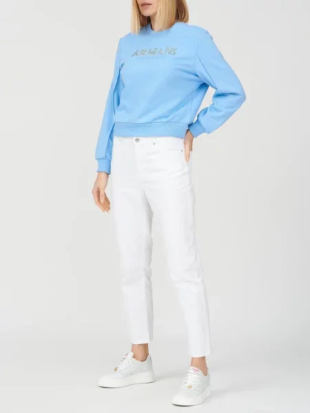 Светр Armani Exchange блакитний