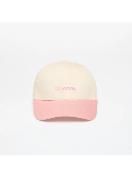 Kšiltovka Queens Essential Two Color Cap Natural/ Universal pink