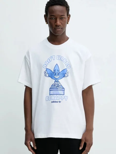 Тениска adidas Smile Treffy T White S бяло