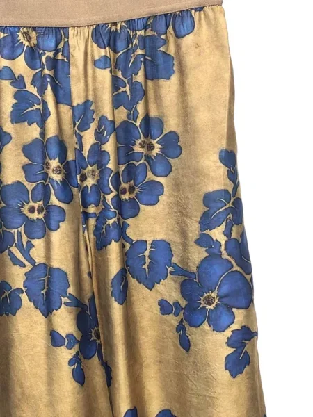 Pantaloni Uma Wang cu model floral cu imagine