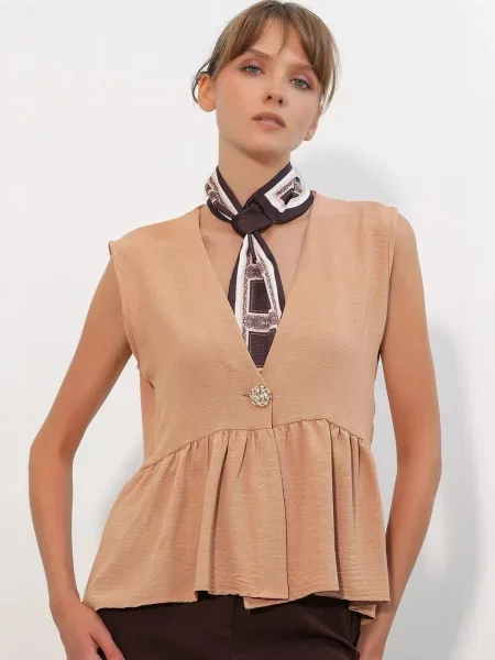 Bigdart Bluza Blusen' bež