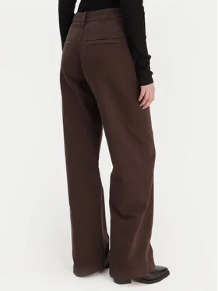 G-Star Raw Medžiaginės kelnės Deck Wide Leg ruda