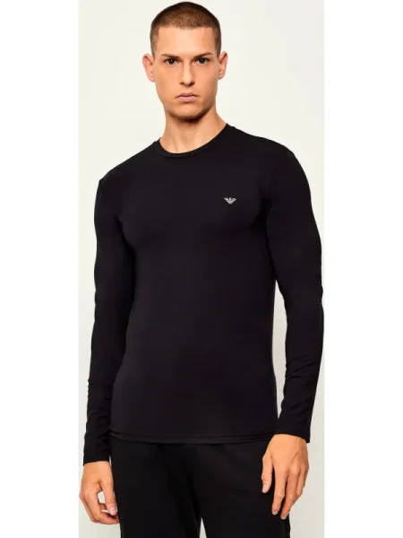 Tricou mânecă lungă Emporio Armani negru