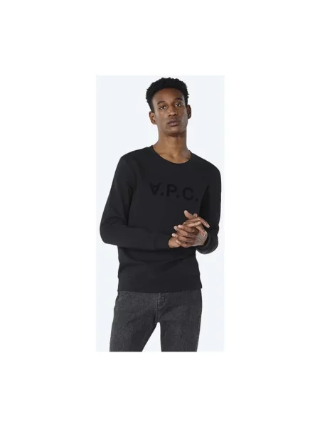 A.P.C. bluza Sweat Vpc z aplikacją czarny