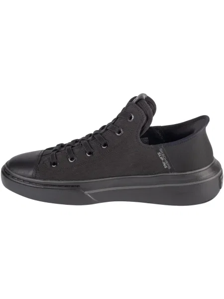 Pantofi Skechers din canvas negru