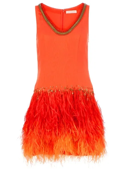 Rochie Matthew Williamson din jerseu de costum galben