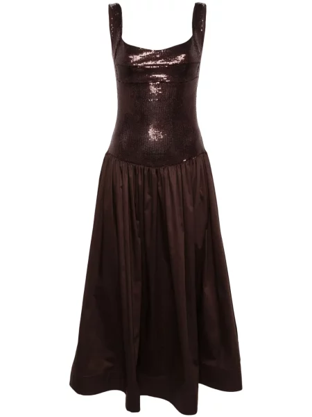 Rochie Atu Body Couture evazată maro