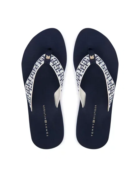 Papuci Tommy Hilfiger cu pană