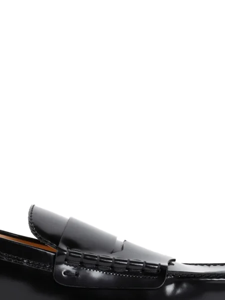 Kožené loafers Jacquemus černé