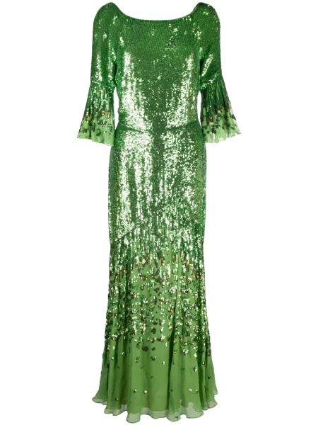 Maxi rochie maxi Temperley London de costum verde