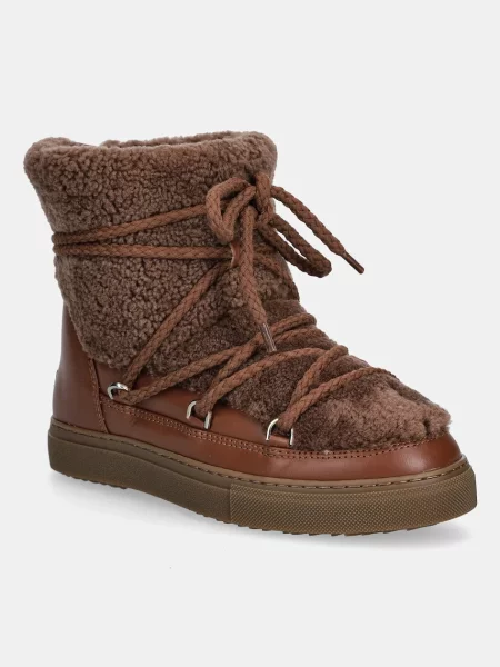 Кожаные сапоги Inuikii коричневые