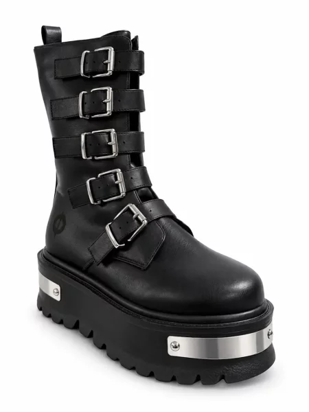 Altercore botine cu platformă pentru femei Romy negru