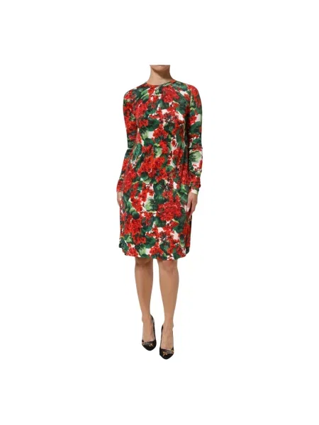 Krótka wielobarwność sukienka mini Dolce And Gabbana garniturowa