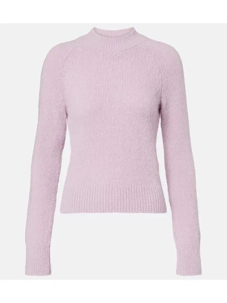 Pulover Dries Van Noten de lână violet