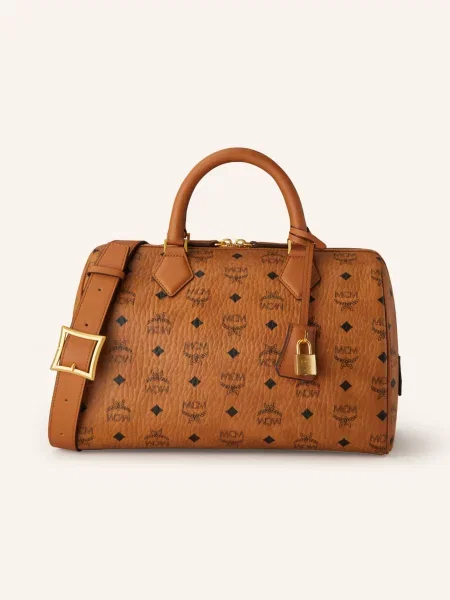 Mcm Torebka Ella Boston Visetos Medium braun brązowa