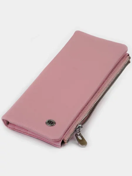 ST Leather Accessories Гаманець Шкіра рожевий