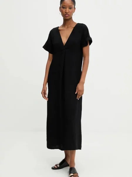 Сукня Answear Lab midi розкльошена чорний